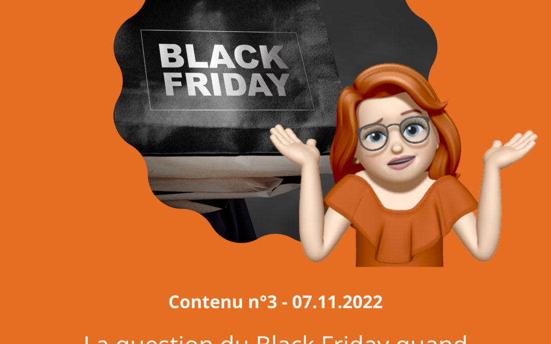 La question du Black Friday quand on a un business. Que faire ? Comment ? Pourquoi ?